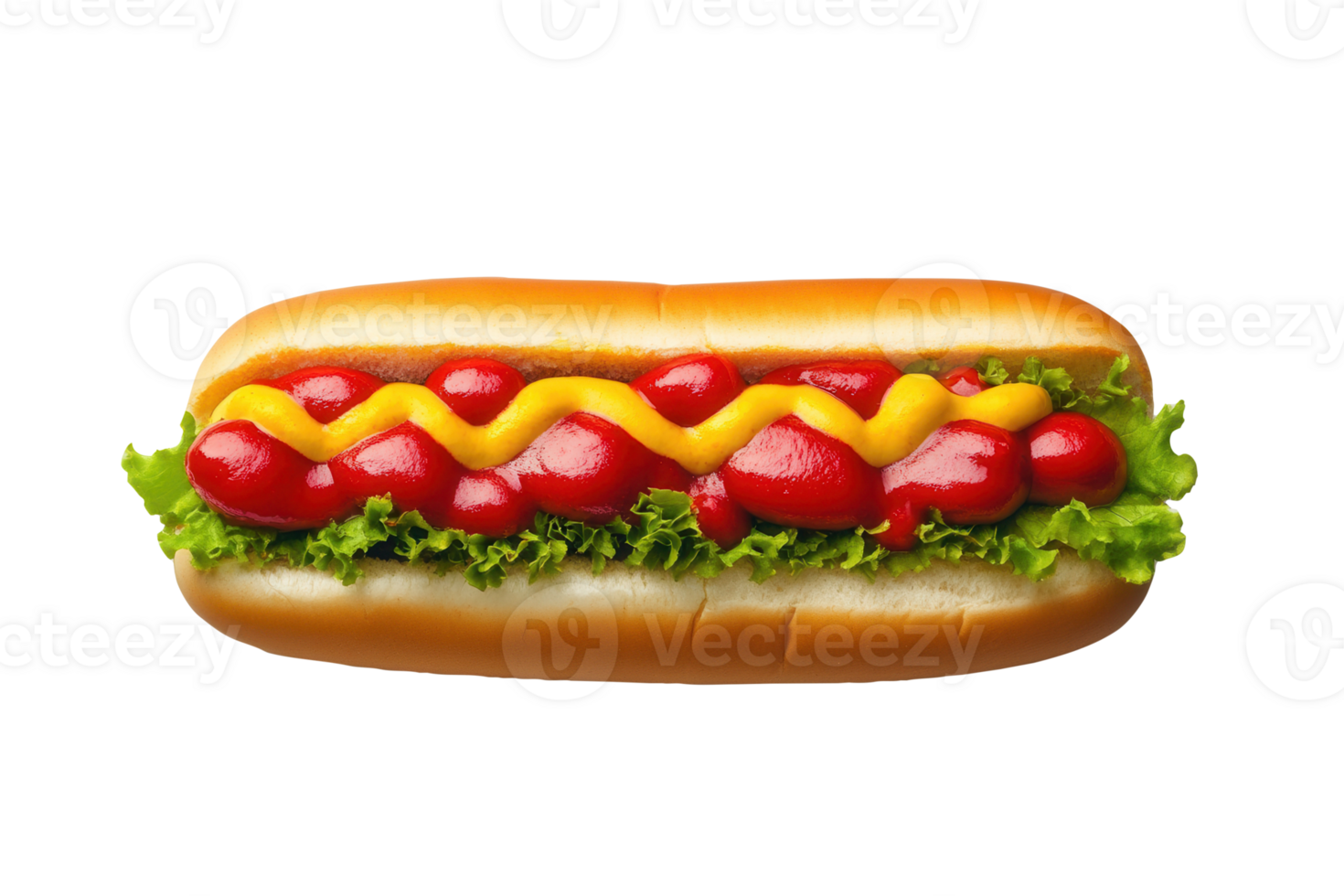 heiß Hund, Ketchup, Senf, Kopfsalat, Studio Schuss, Essen Fotografie ...