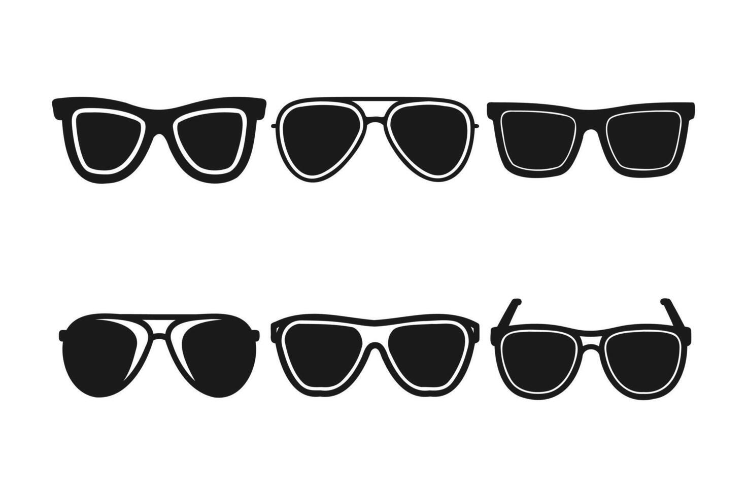 Spectrum of Sunglasses for All Seasons vector