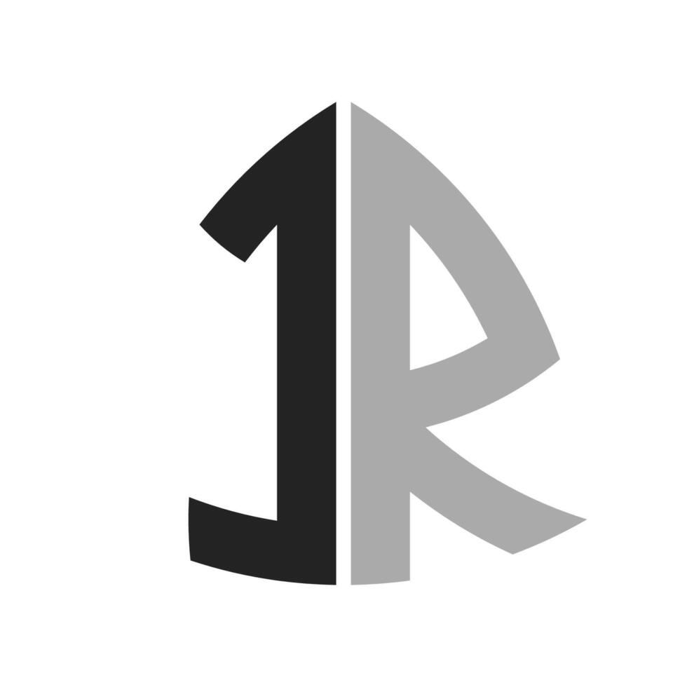 Modern Creative IR Logo Design. Letter IR Icon for any Business and Company vector