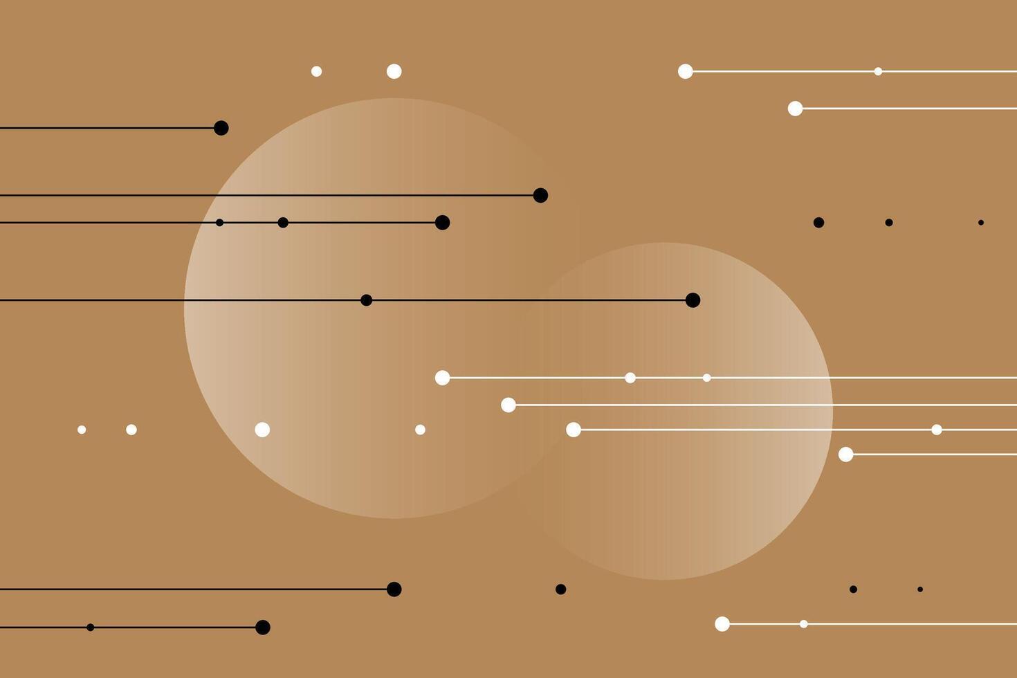 Luxury geometric background with thin line and circles. Quiet abstract backdrop. vector