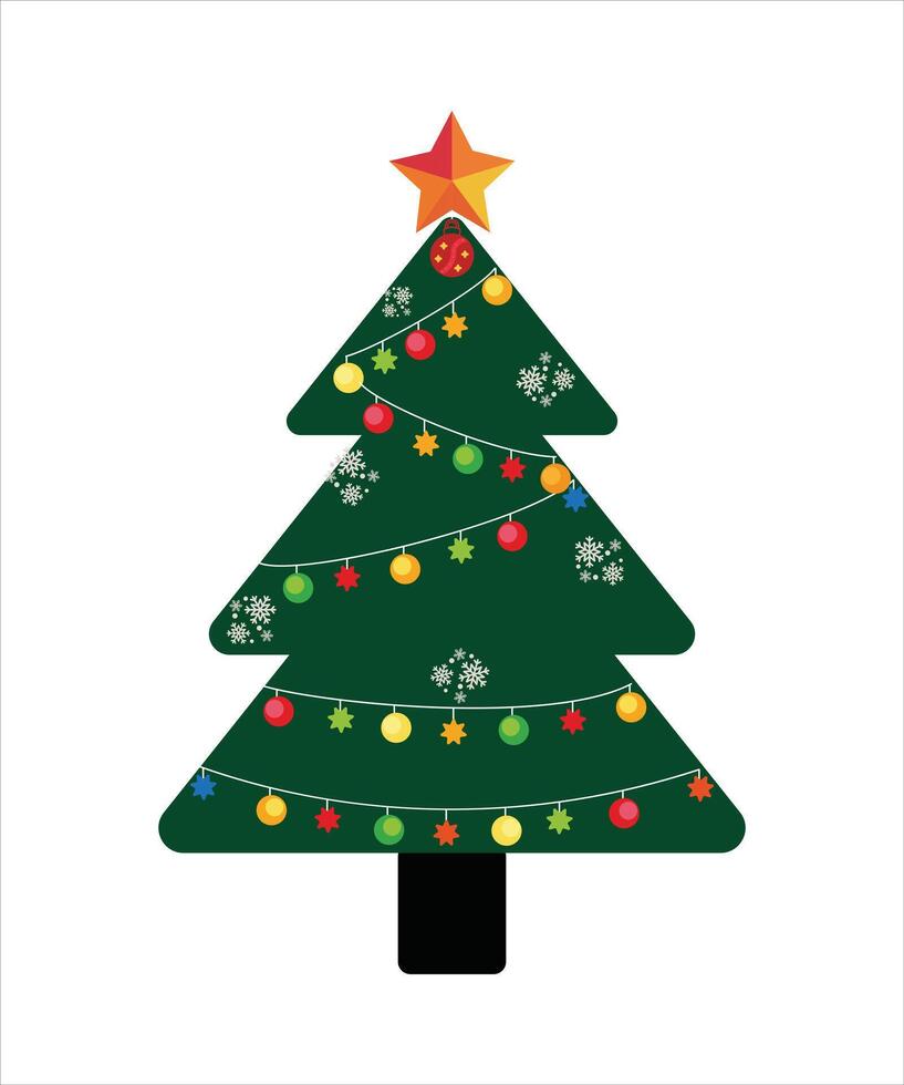 Christmas Tree Illustration vector
