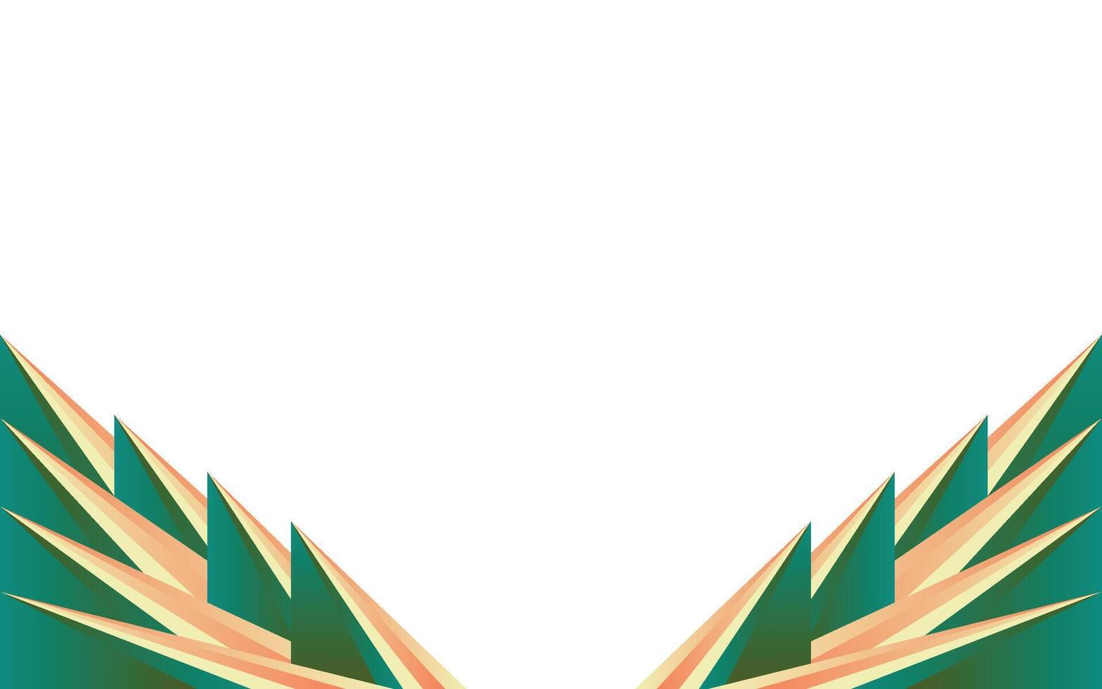 Abstract green and yellow background illsutration vector