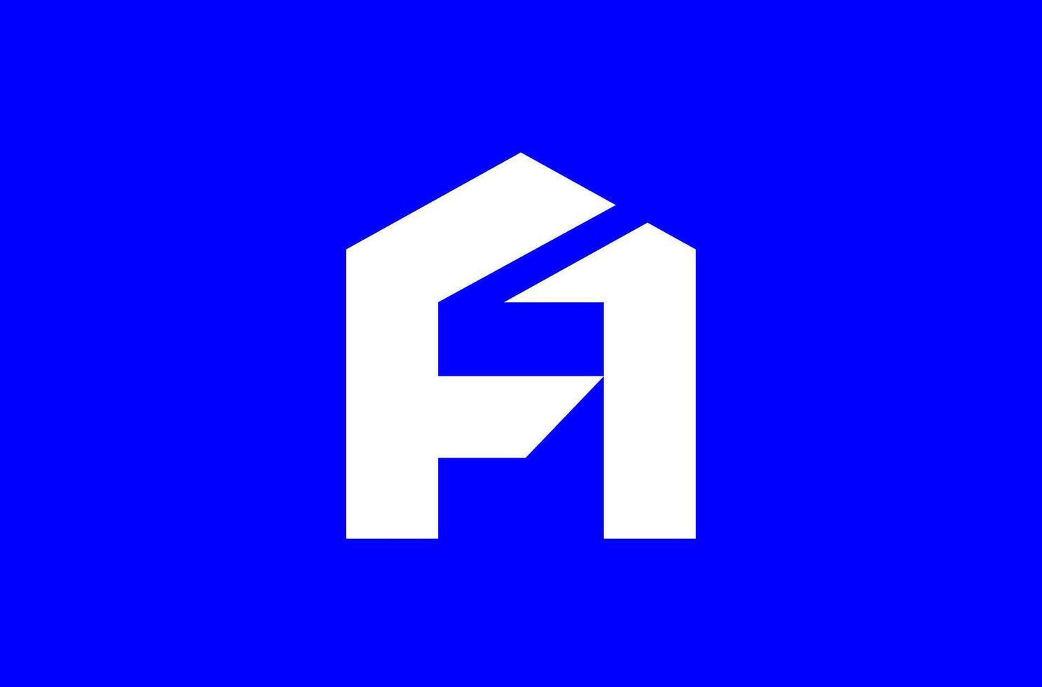 Letter A1 logo, number 1 logo, a one logo, letter F1, hexagon letter a logo, hexagon f letter logo, letter a house shape, hexagonal house shape, letter a with arrow, bold letter design simple app icon vector