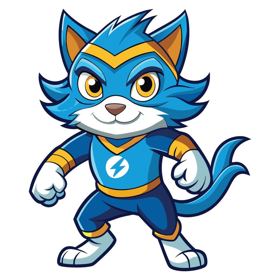 Cute Cat Sitting And Waving Hand Cartoon Icon Illustration vector