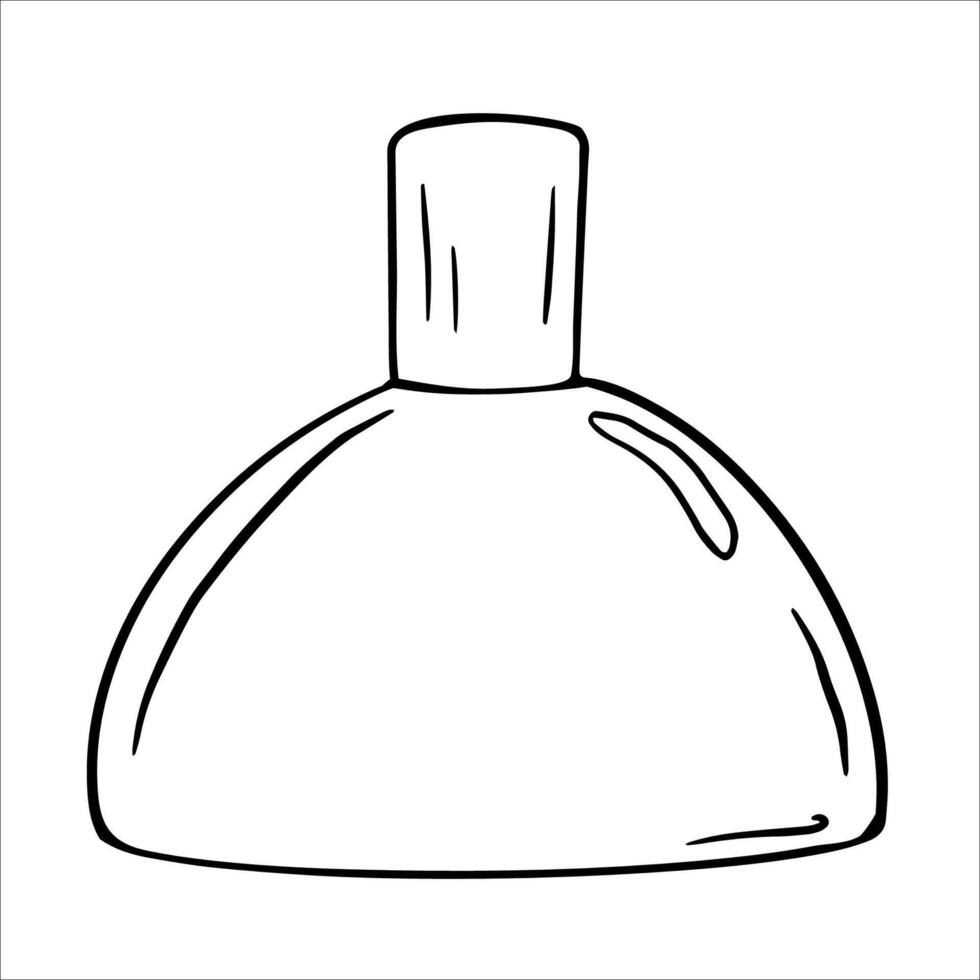 Elegant perfume bottle design, perfect for personal fragrance, gifting, or home decor. Ideal for showcasing beauty products stylishly. vector