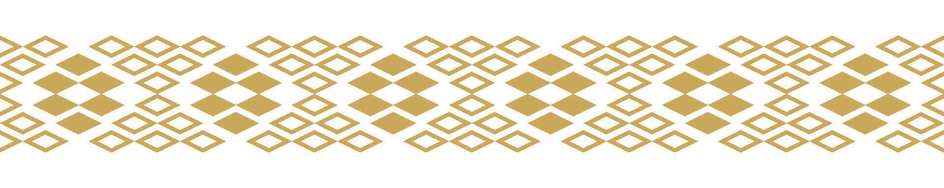 Ethnic Border Aztec Stripe Design Timeless Tribal Pattern for Textile and Decor. vector