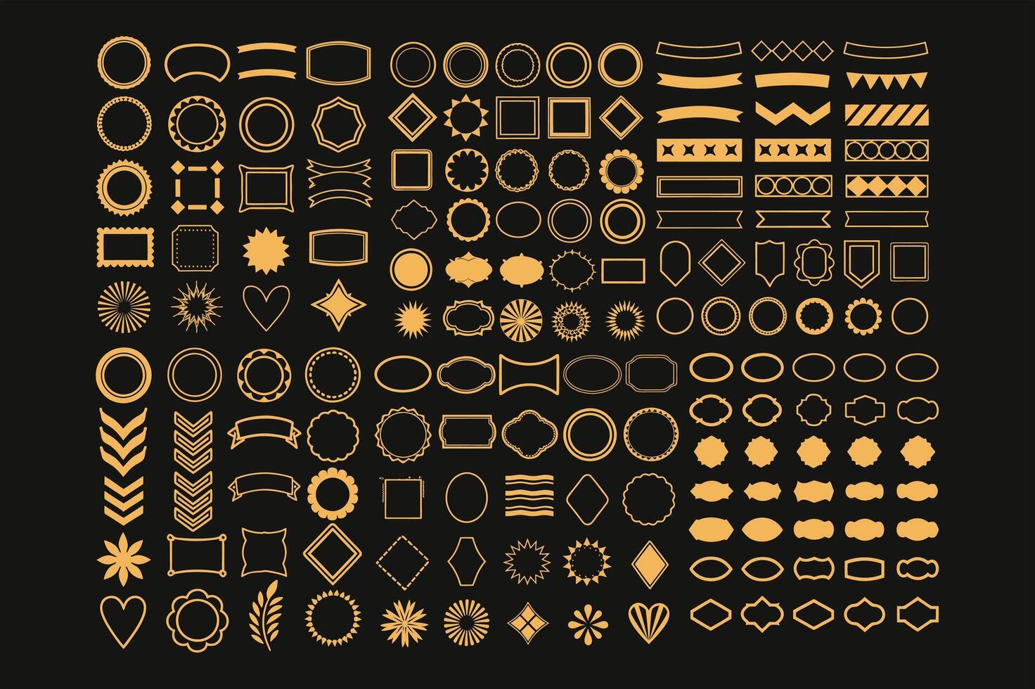 versatile collection of design elements vector
