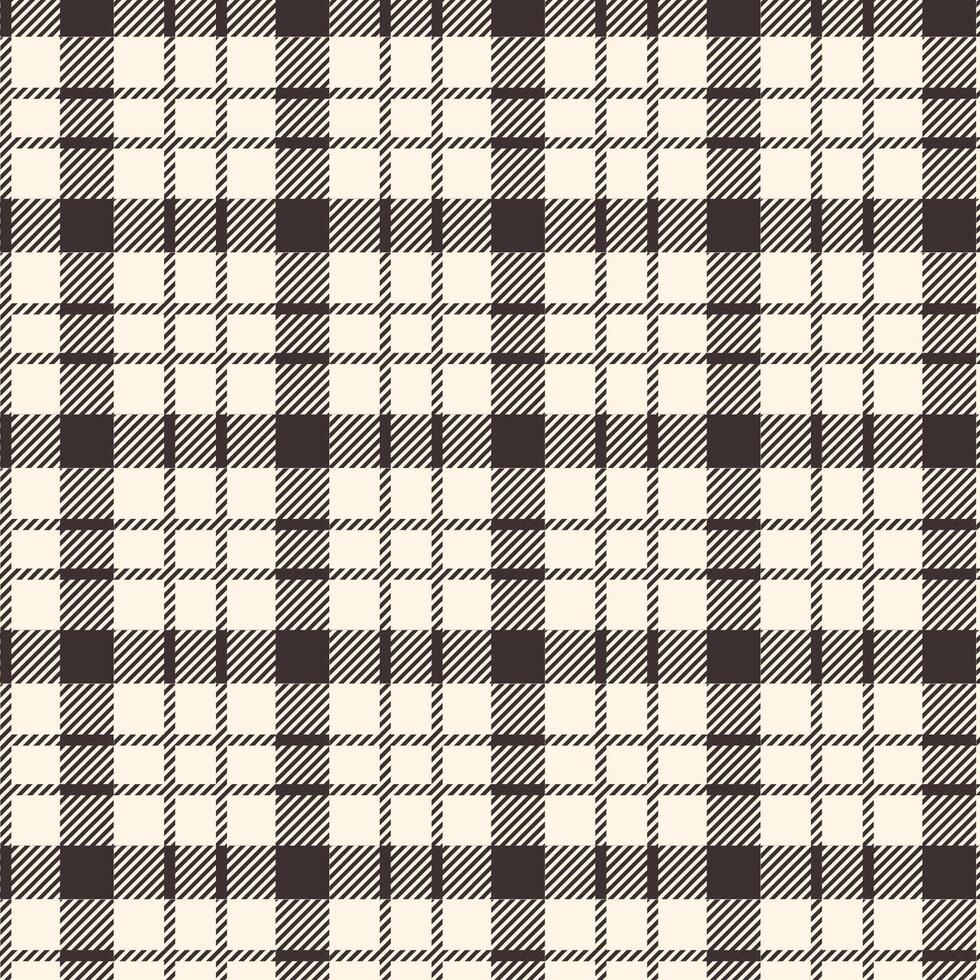 a black and white plaid fabric pattern vector