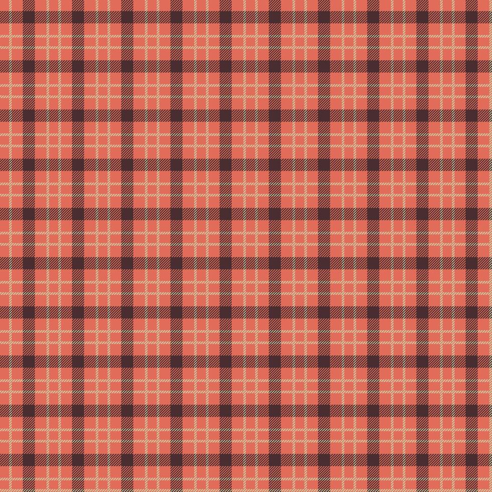 a red and black plaid fabric background vector
