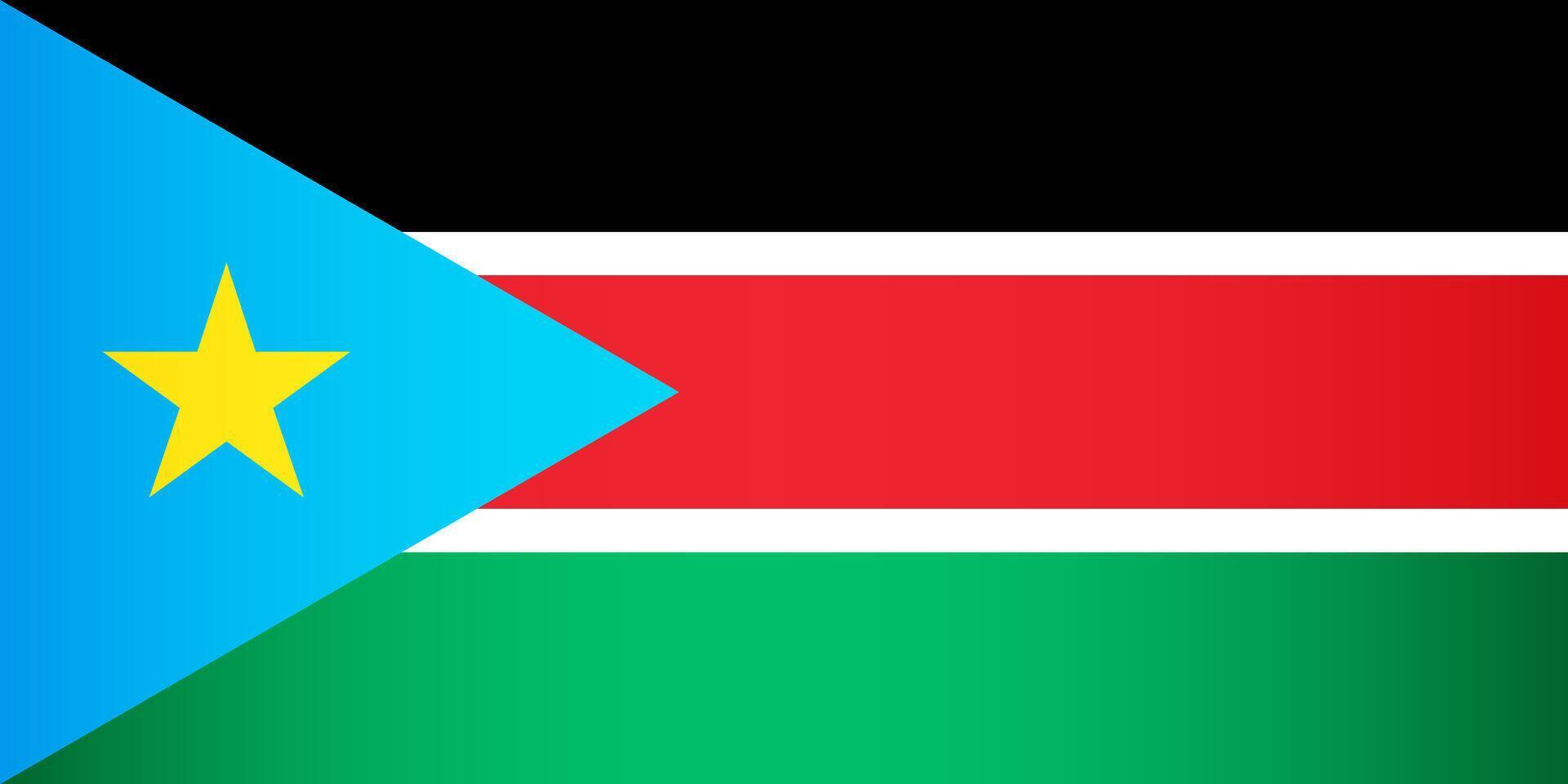 National Flag of South Sudan vector