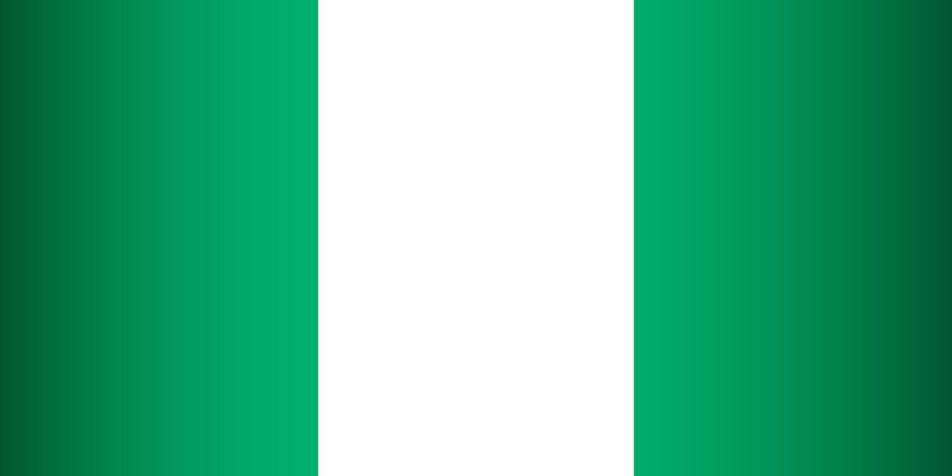 National flag of Nigeria vector