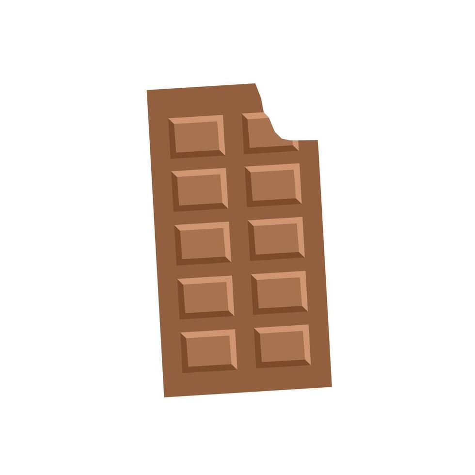 Chocolate bar illustration. Chocolate candy. Bar of chocolates. Dubai chocolate. Valentine gift. Food gift. Dessert food. vector