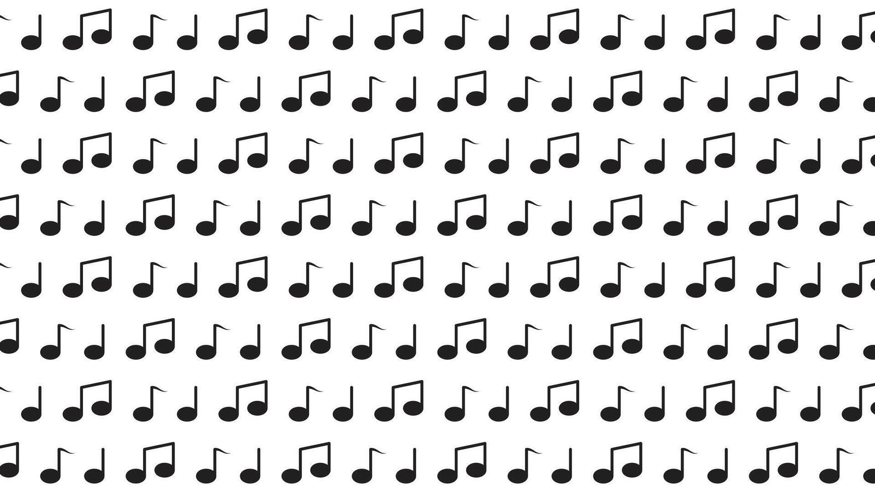 seamless pattern musical notation vector