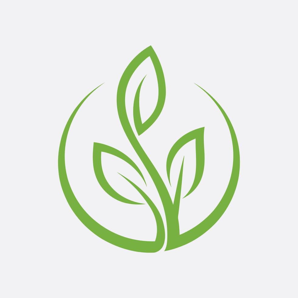 green leaf ecology nature element vector
