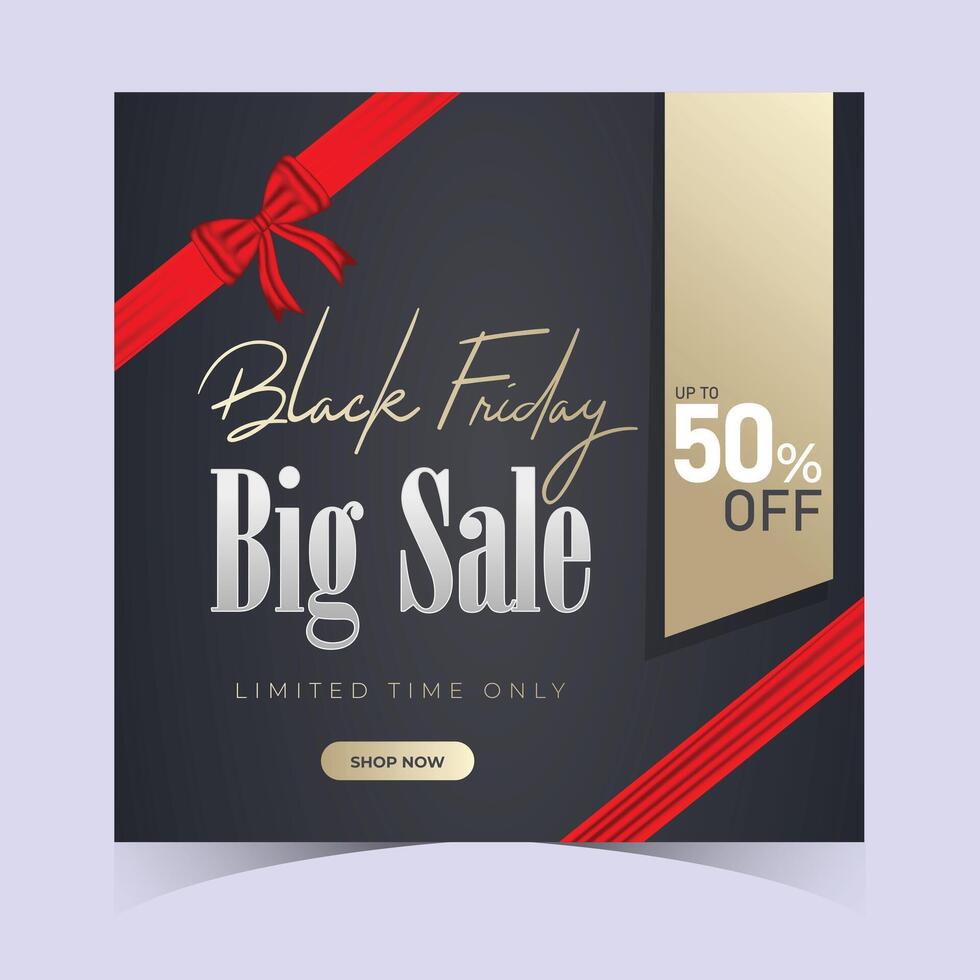 Black Friday super sale banner with 50 off message, offering modern design elements and bold typography for promoting festive shopping deals and seasonal discounts vector