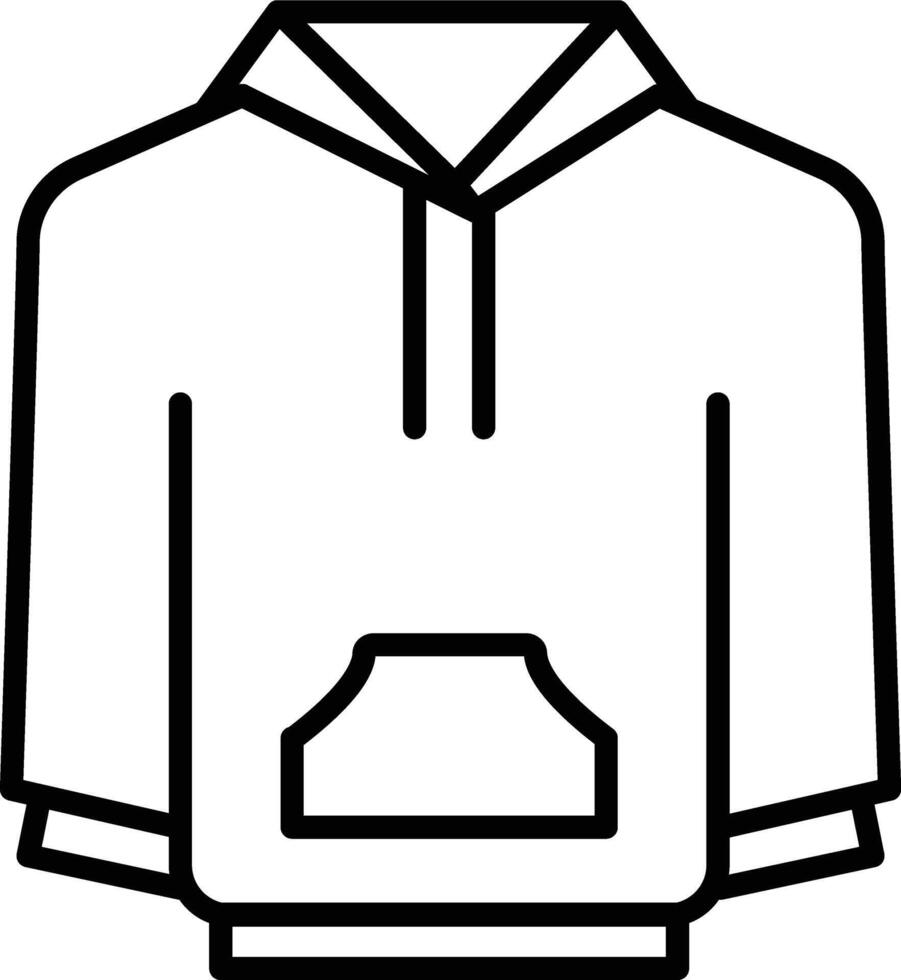 Hoodie Illustration Icon vector