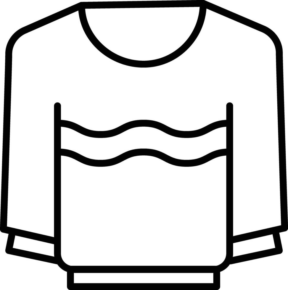 Sweater Illustration Icon vector