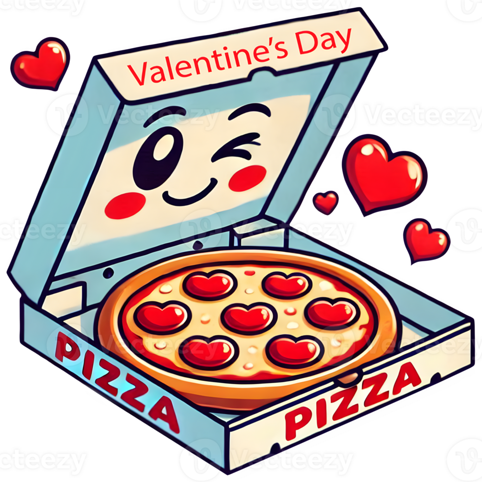 Valentine's Day Pizza png