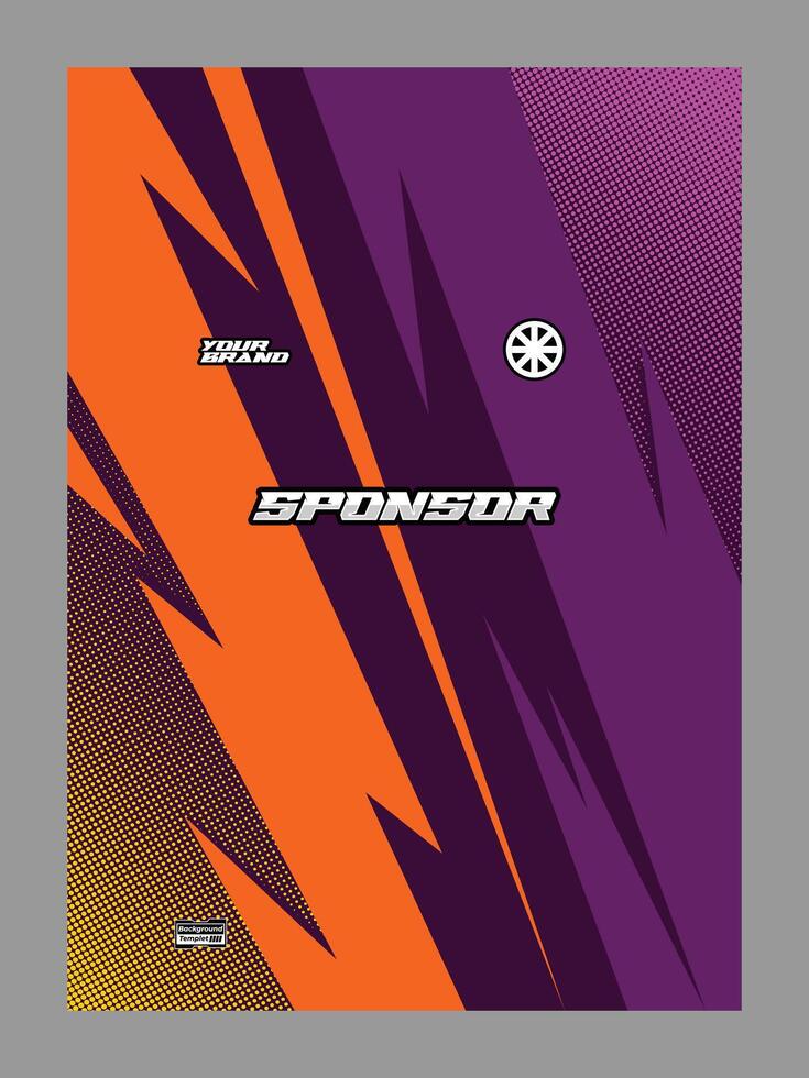 A vibrant background featuring a gradient of purple and orange with dynamic, angular shapes vector