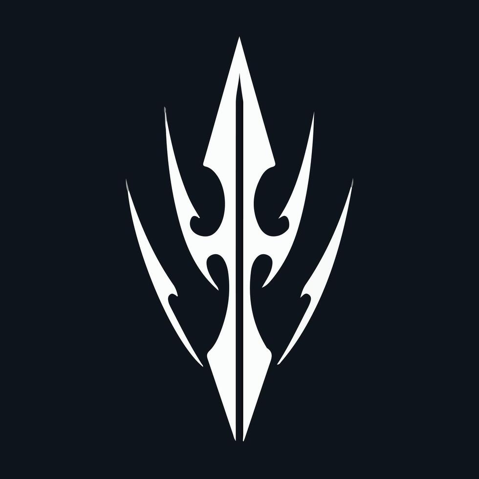 a black and white logo vector