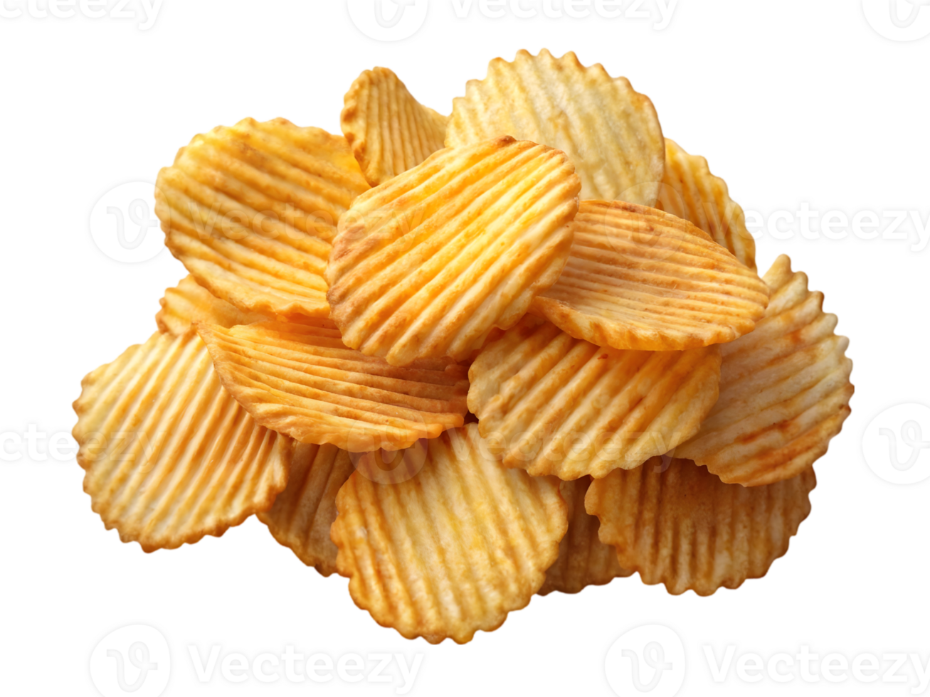 Pile of potato chips png