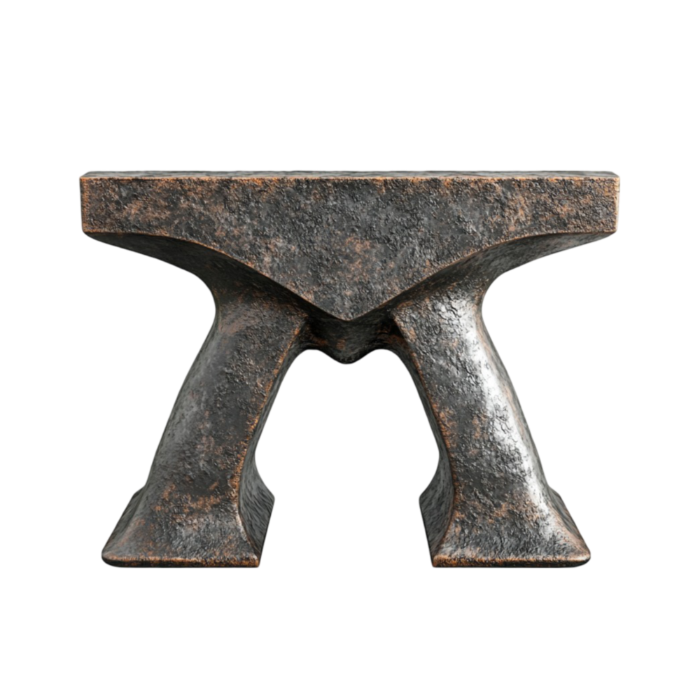 Anvil Iron Bench on Transparent Background png