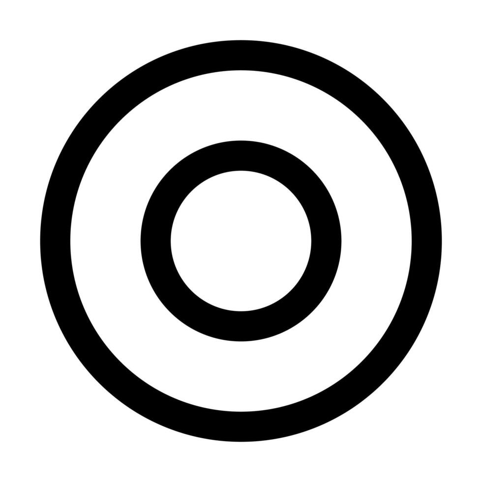 Record Stop Disk line icon vector