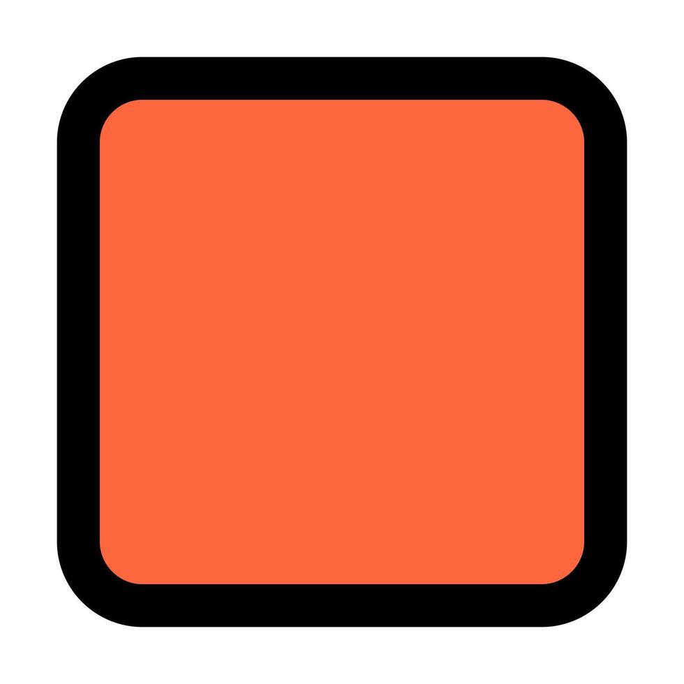 Record Stop Disk icon illustration black outline vector