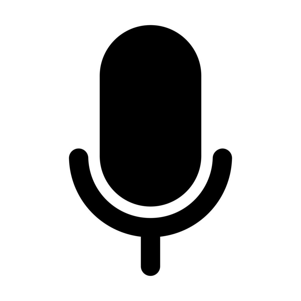 microphone icon illustration vector