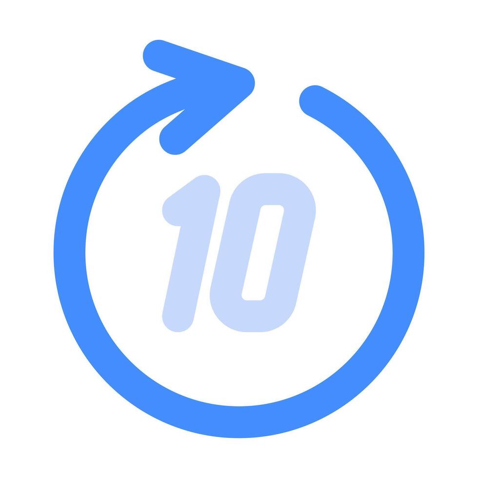 forward backward illustration style vector