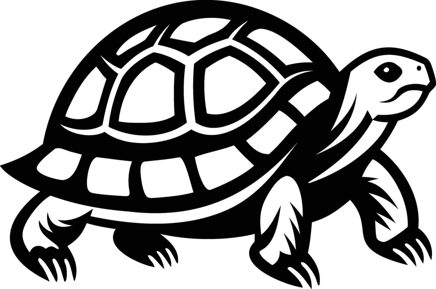 Timeless Tranquility The Allure of Turtle Silhouettes vector
