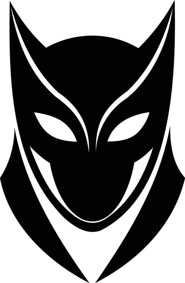 Shadows of Mystery The Enigmatic Charm of Mask Silhouettes vector