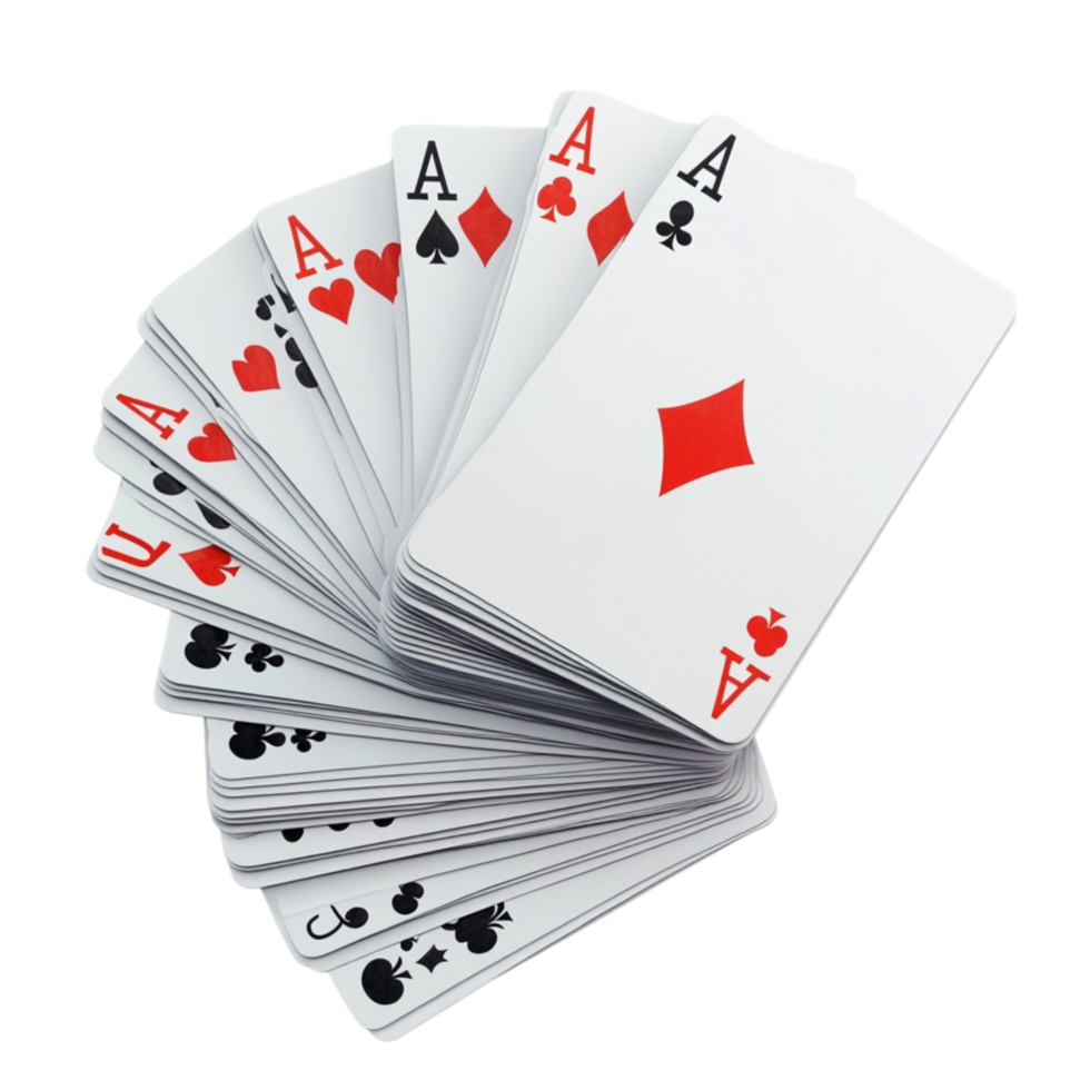 Diamond Deck Playing Cards Fan png