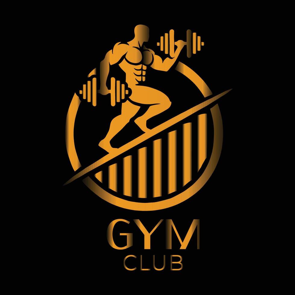 Modern Fitness Logo Design Dynamic and Professional vector