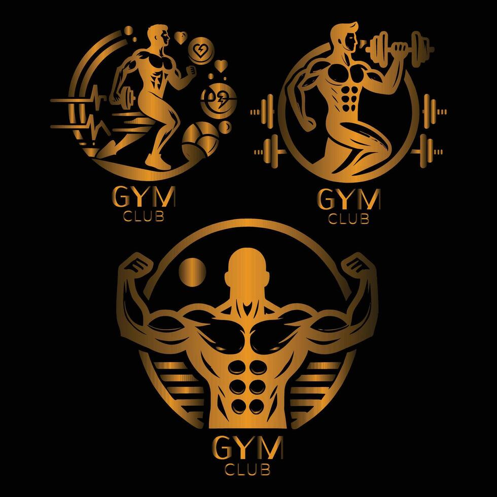 Modern Fitness Logo Design Sleek, Dynamic, and Inspiring vector