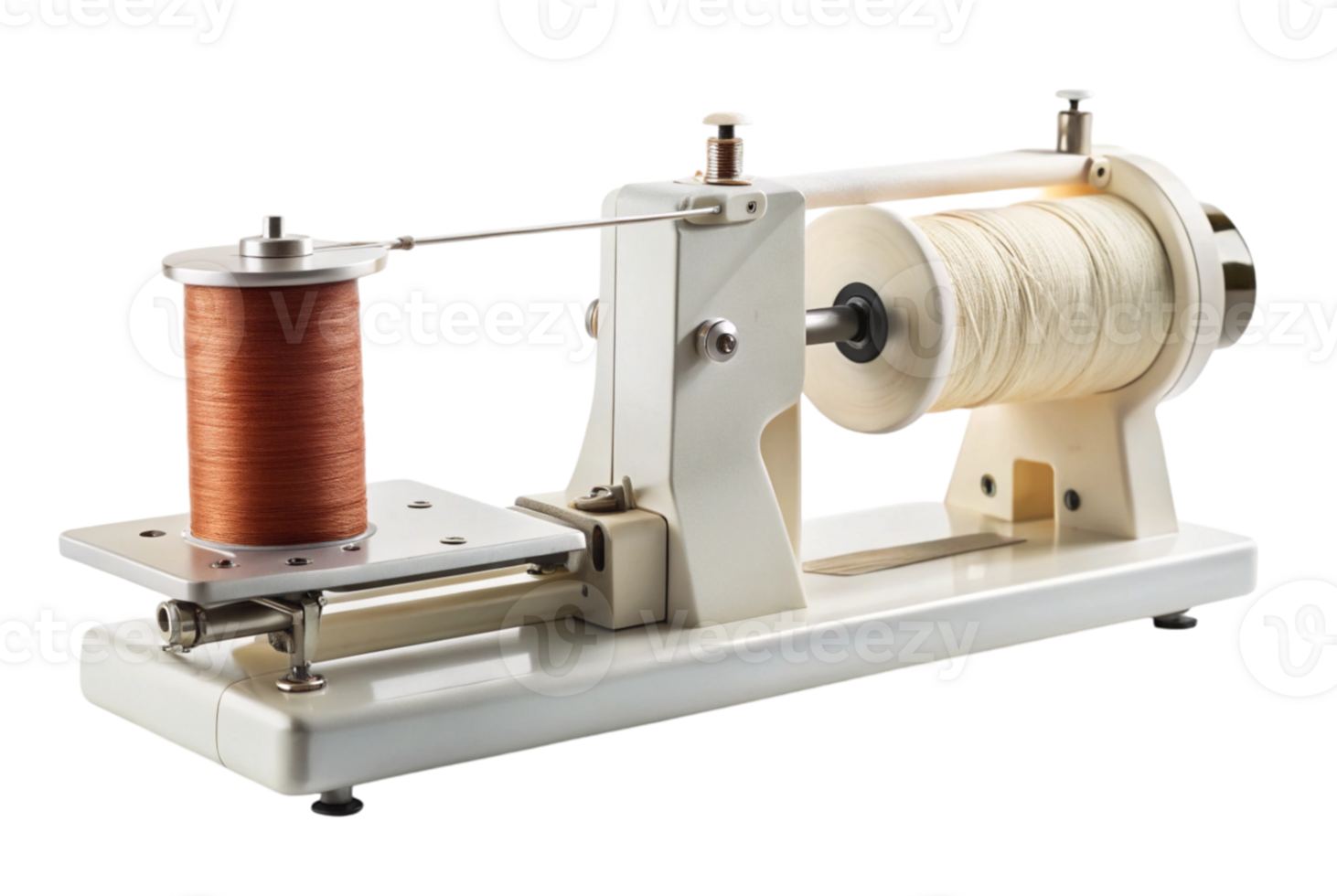 Bobbin winder machine ensures precision in winding threads png