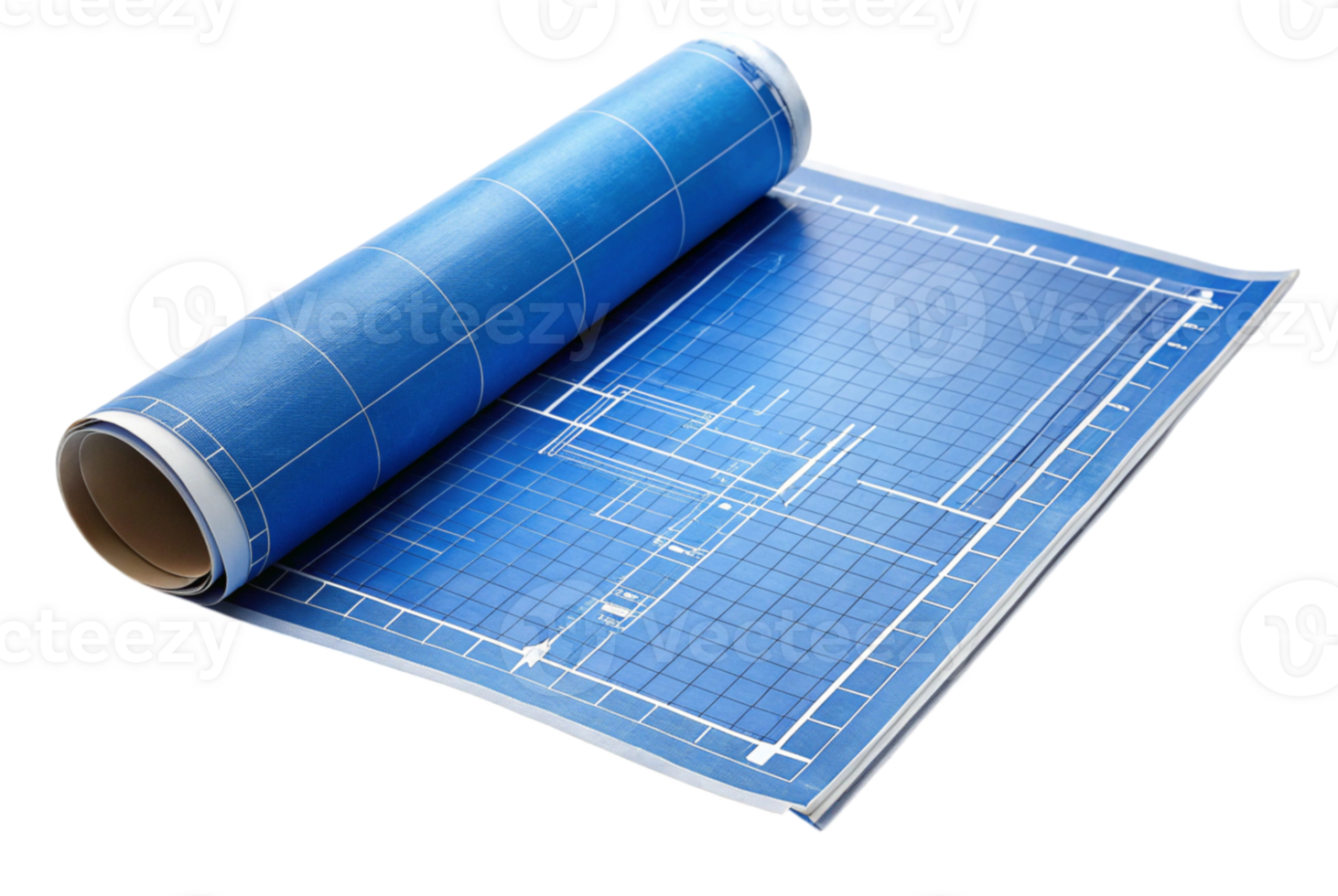 Blueprint Paper Used in Construction Project Planning png