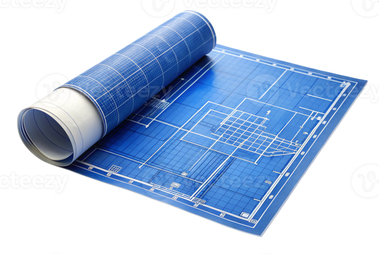 Blueprint Paper Foundation of Detailed Engineering Schematics png