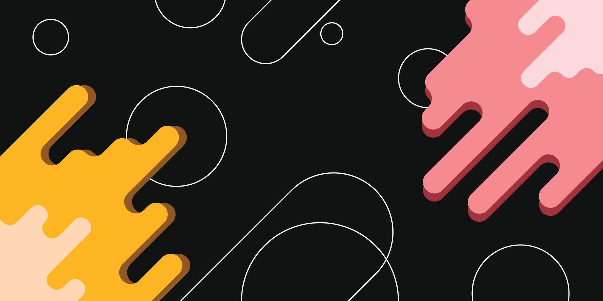 Abstract geometric background template copy space. Simple cover design. Suitable for branding, advertisement, or landing page. vector