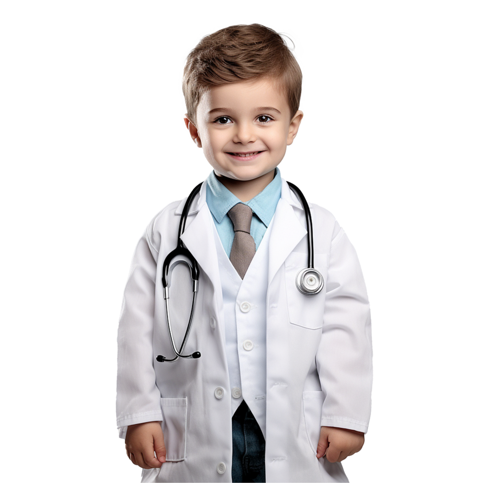 Cute Toddler Doctor Costume Stethoscope Healthcare Child png