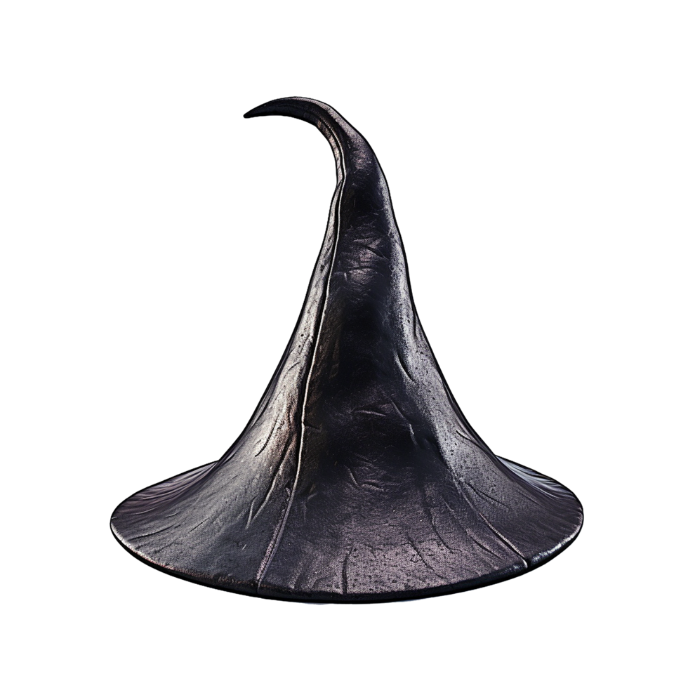 Dark Witch Hat Halloween Costume Accessory Wizardry Magic png