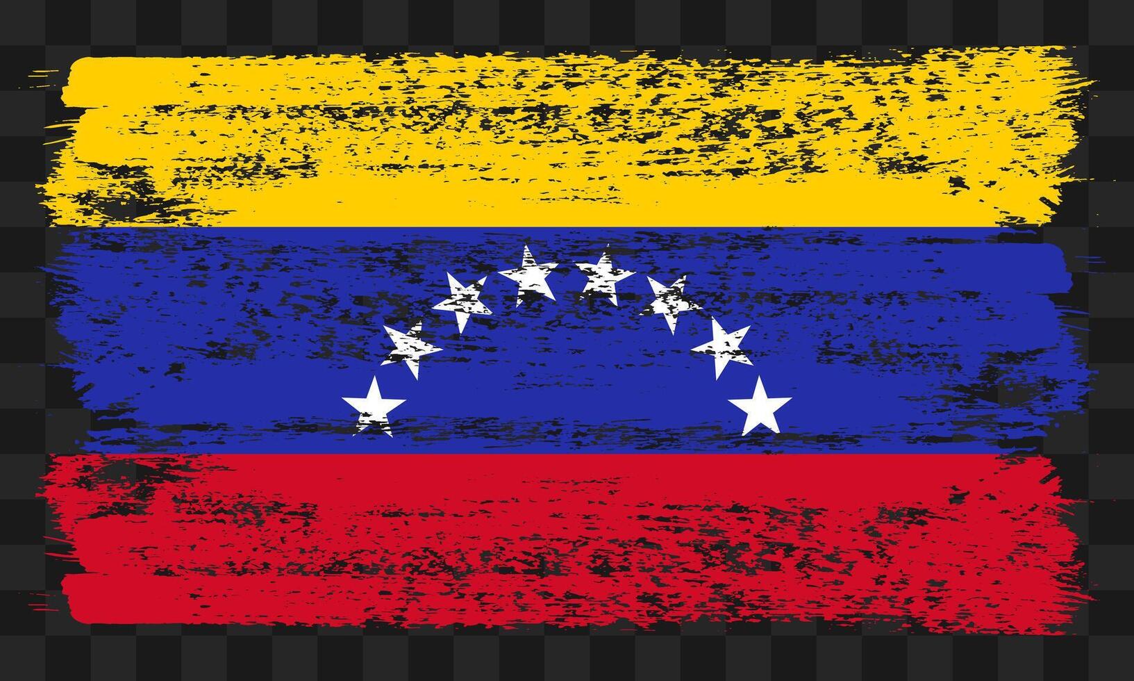 Venezuela flag in grunge style vector