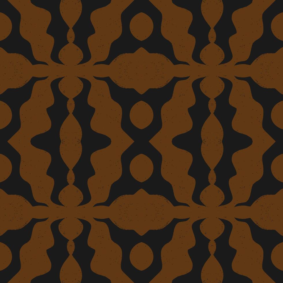 a brown and black pattern with circles vector