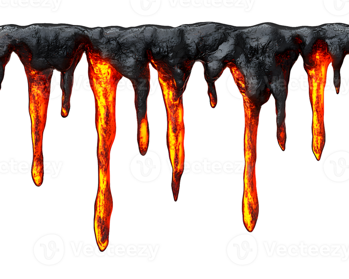 Molten Lava Flowing Seamless Texture png