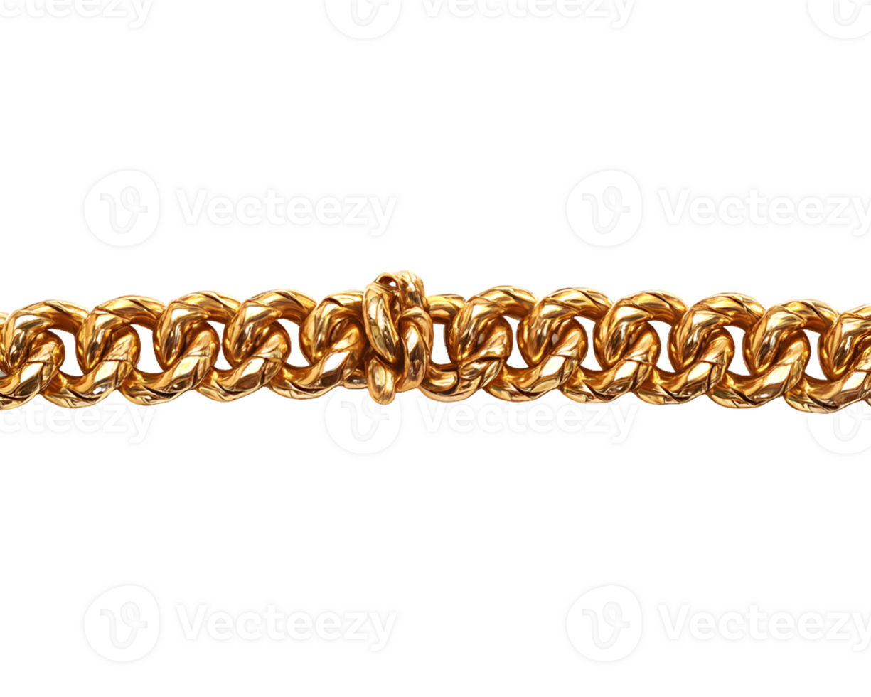 Close-up of Intricate Gold Chain with Rope-like Texture png