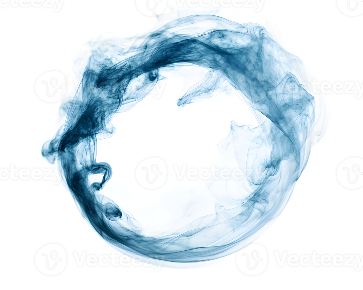 Ethereal Blue and White Swirling Nebula Abstract png