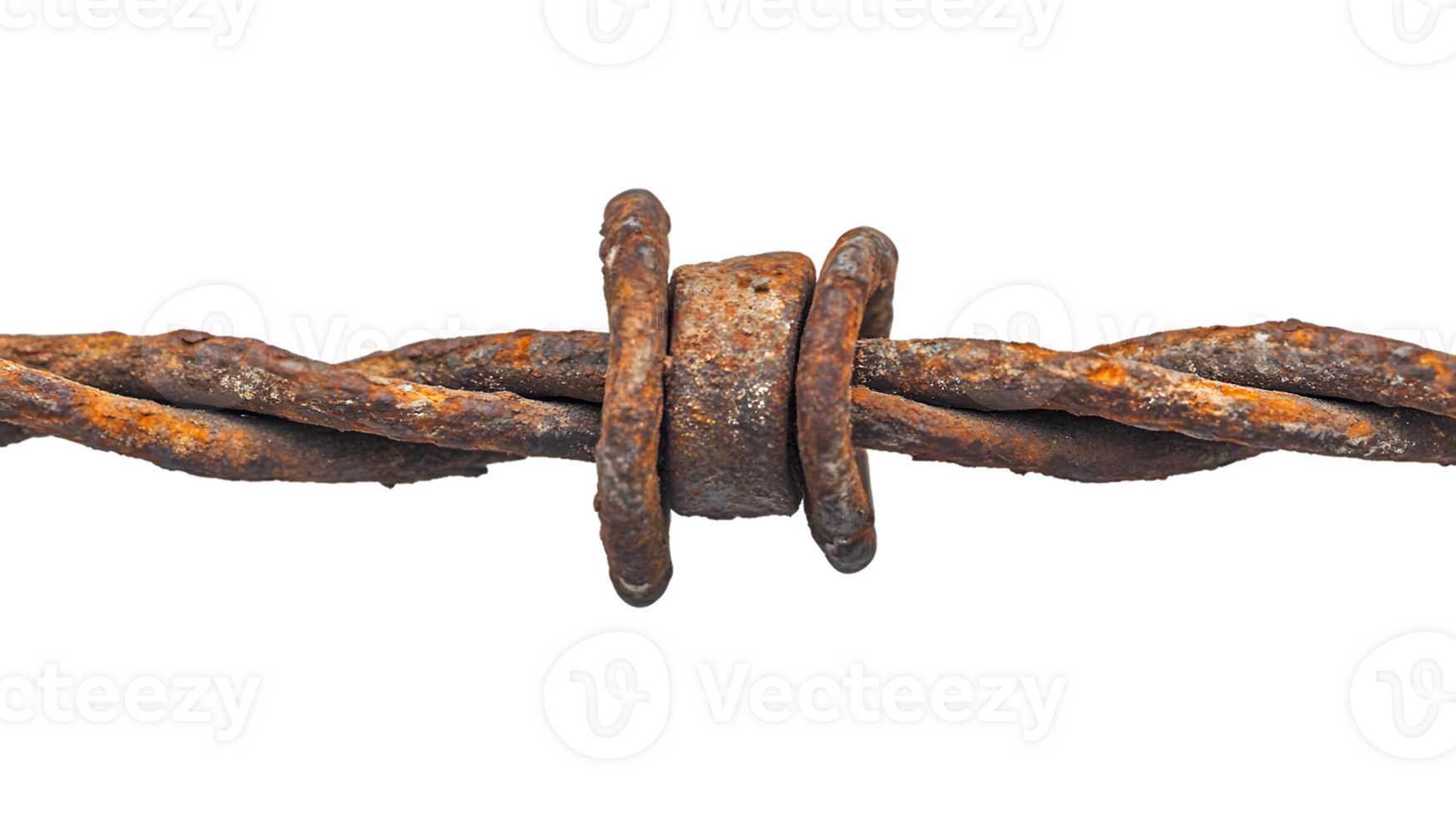 Close-up of Rusty Barbed Wire png