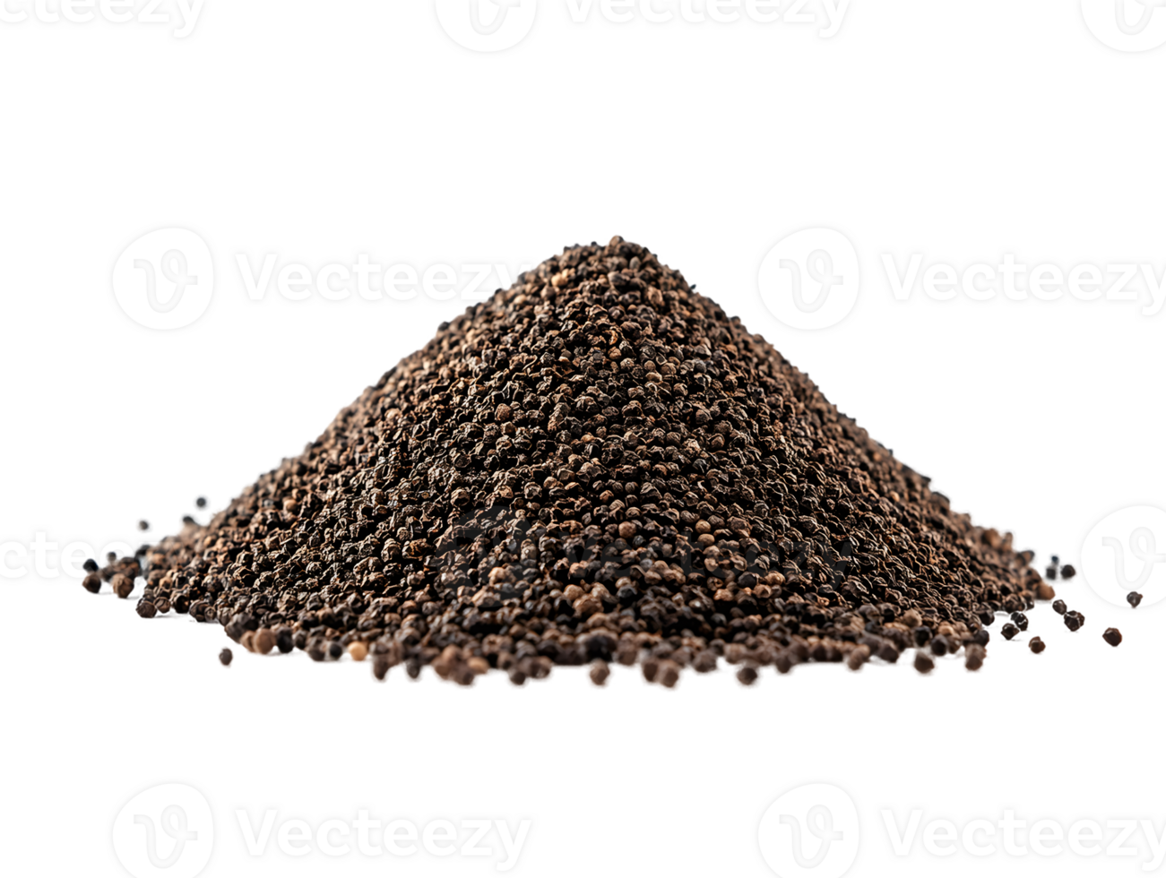 Dark Brown Peppercorns Pile png