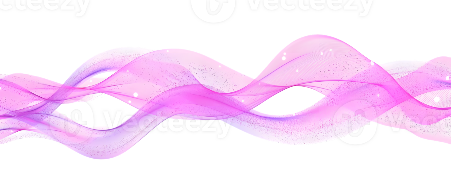 Flowing Pink and Purple Abstract Waves with Subtle Sparkle png