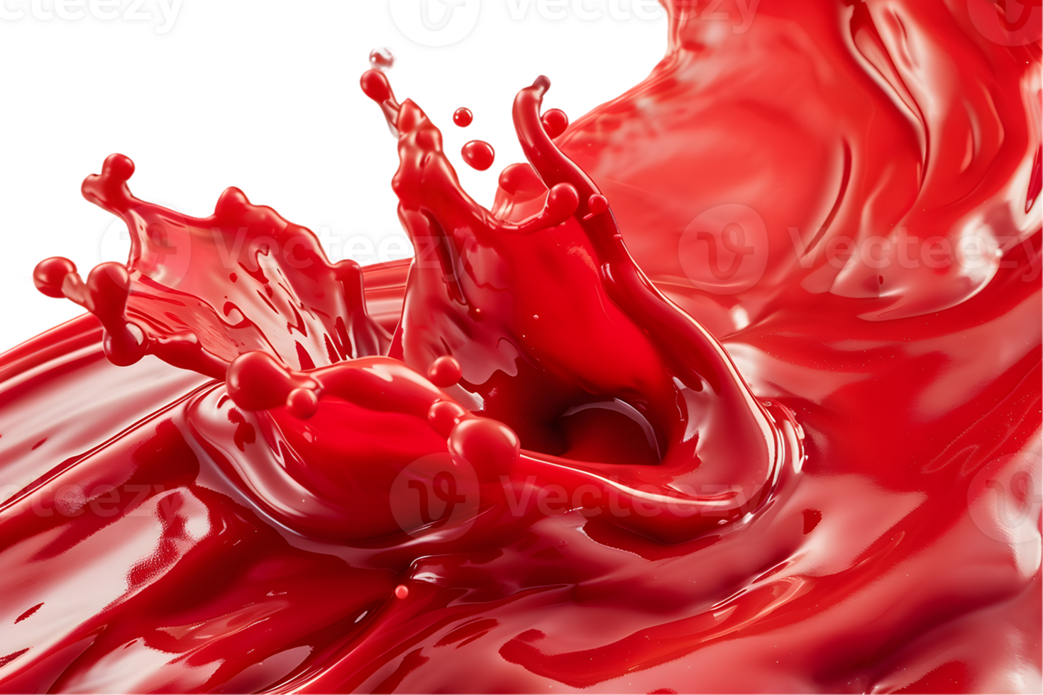 Abstract Red Liquid Splash Dynamic Motion and Texture png